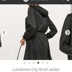 🍋NWT Lululemon City Stroll Jacket, black spring jacket Lulu size 8